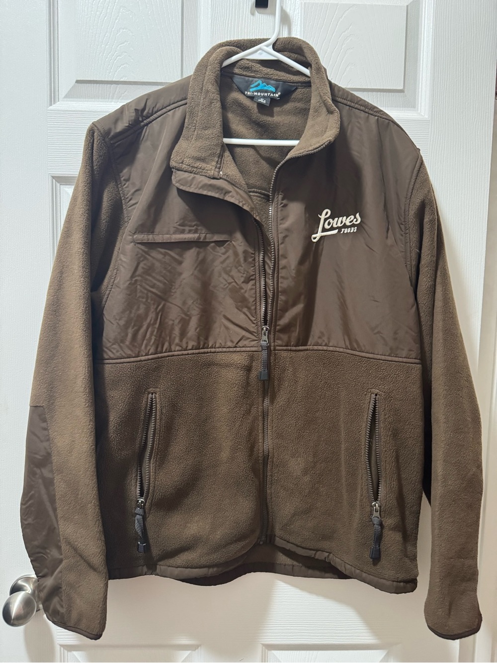 Lowes Foods Brown Fleece Jacket for Men